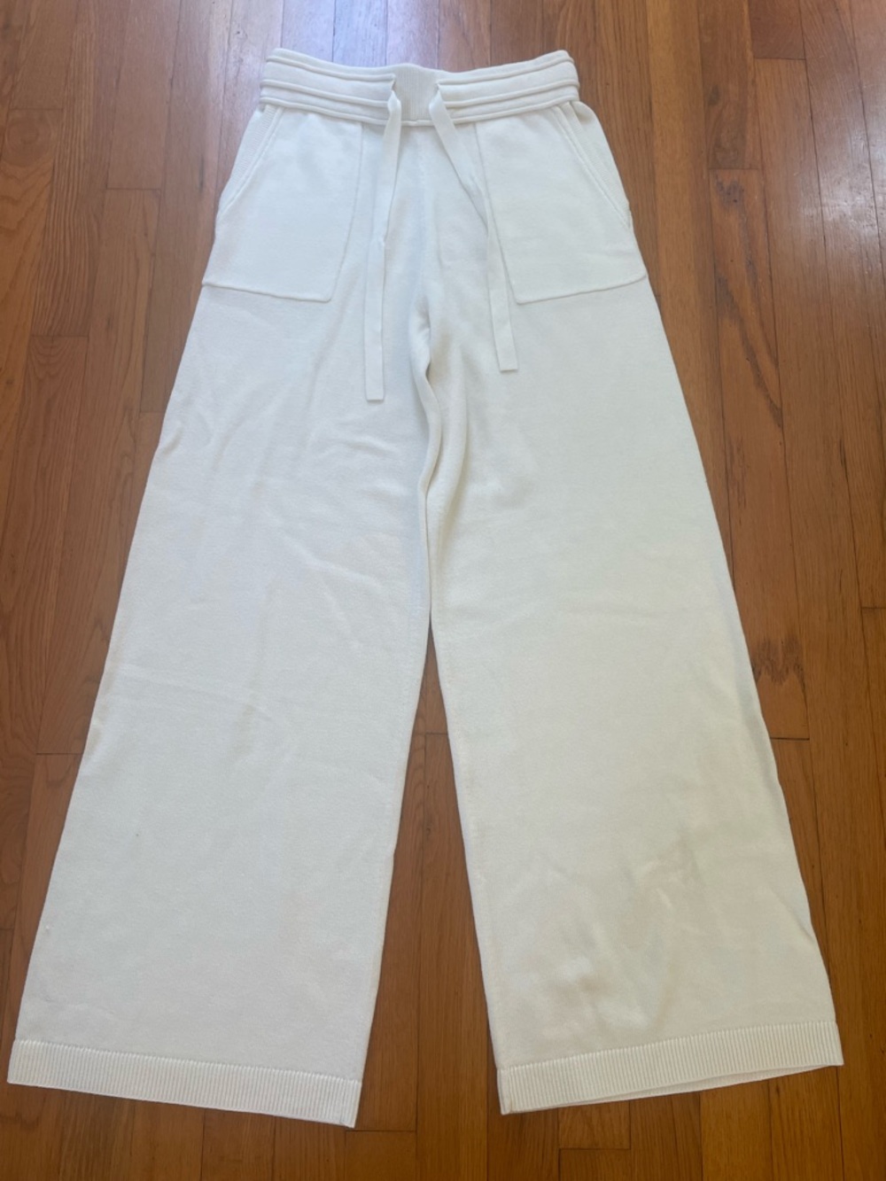Haven Well Within Organic 100 % Cotton Wide Leg Sweater Pants XS